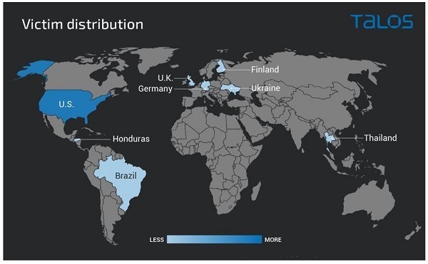 países afectados