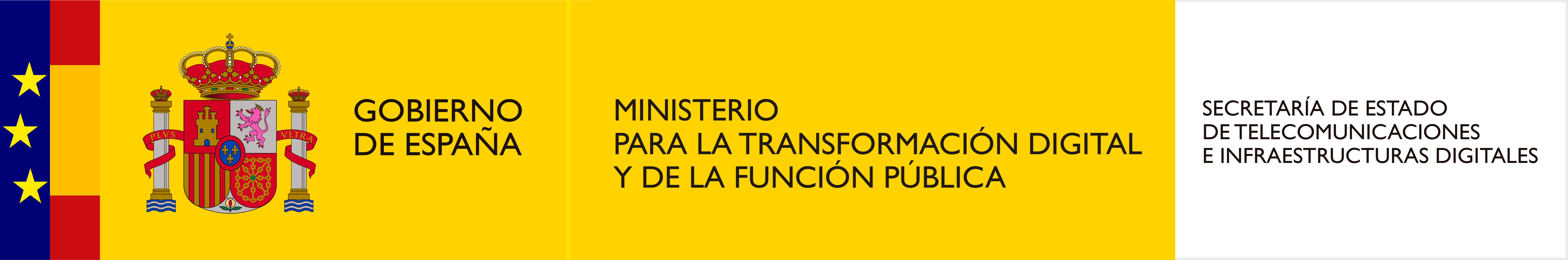 Gobierno de España. Ministerio para la transformación digital y de la función pública. Secretaría de Estado de Telecomunicaciones e Infraestructuras Digitales